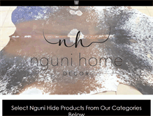 Tablet Screenshot of ngunihomedecor.com